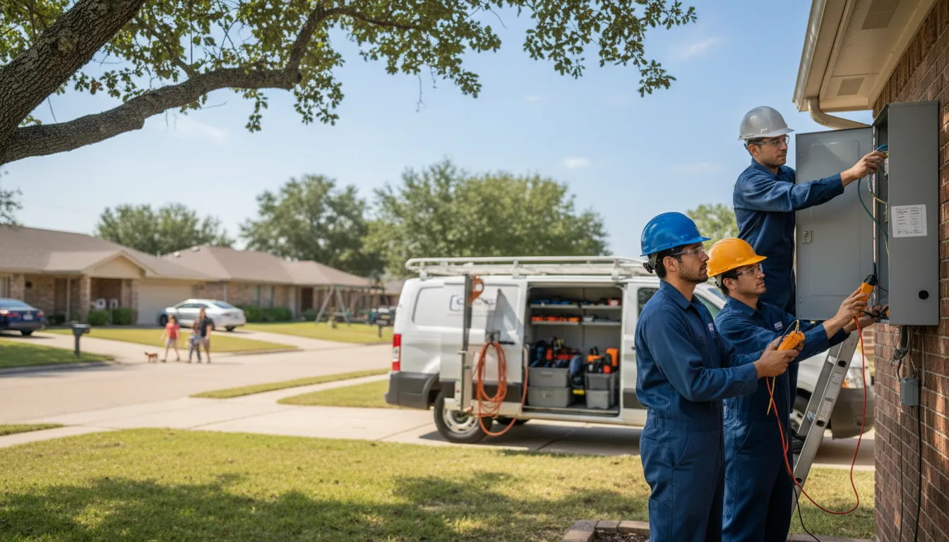 Certified electrician providing emergency electrical services in Albany, MN